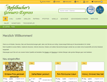 Tablet Screenshot of gewuerz-express.de